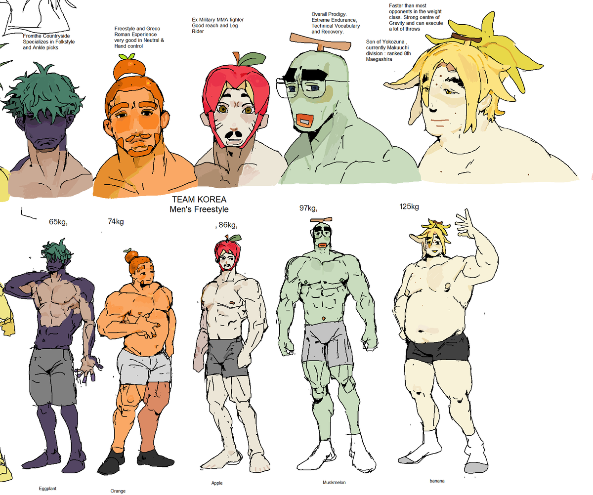 misc wrestling characters 