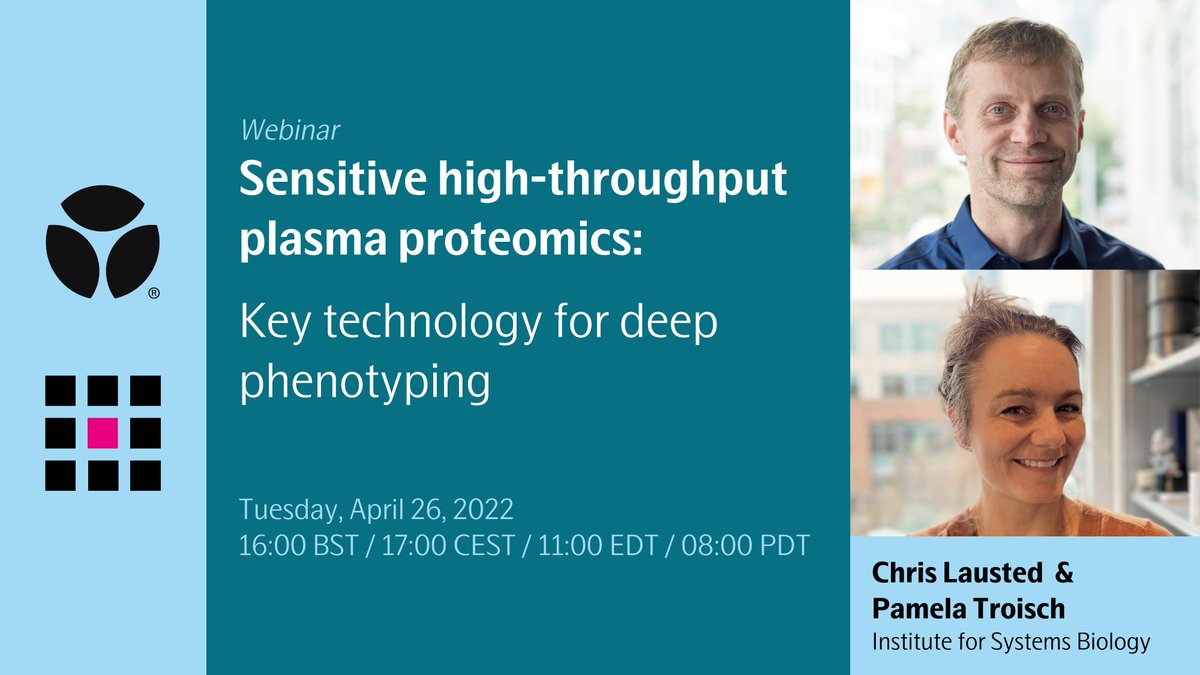 OlinkProteomics's tweet photo. Learn how #cancer and #COVID19 protein biomarkers were discovered for #diagnostics and #prognostics using deep phenotyping in this 1-hour webinar sponsored by #OlinkProteomics and @SPTLabtech Register here: https://t.co/srPmjx3bqH #biomarkers #proteomics https://t.co/gvFSJdZ2dR