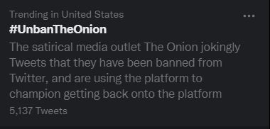 schneiderlorax's tweet photo. I am glad I have lived to see this day.  #metajokes #unbantheonion https://t.co/rceGgVFong