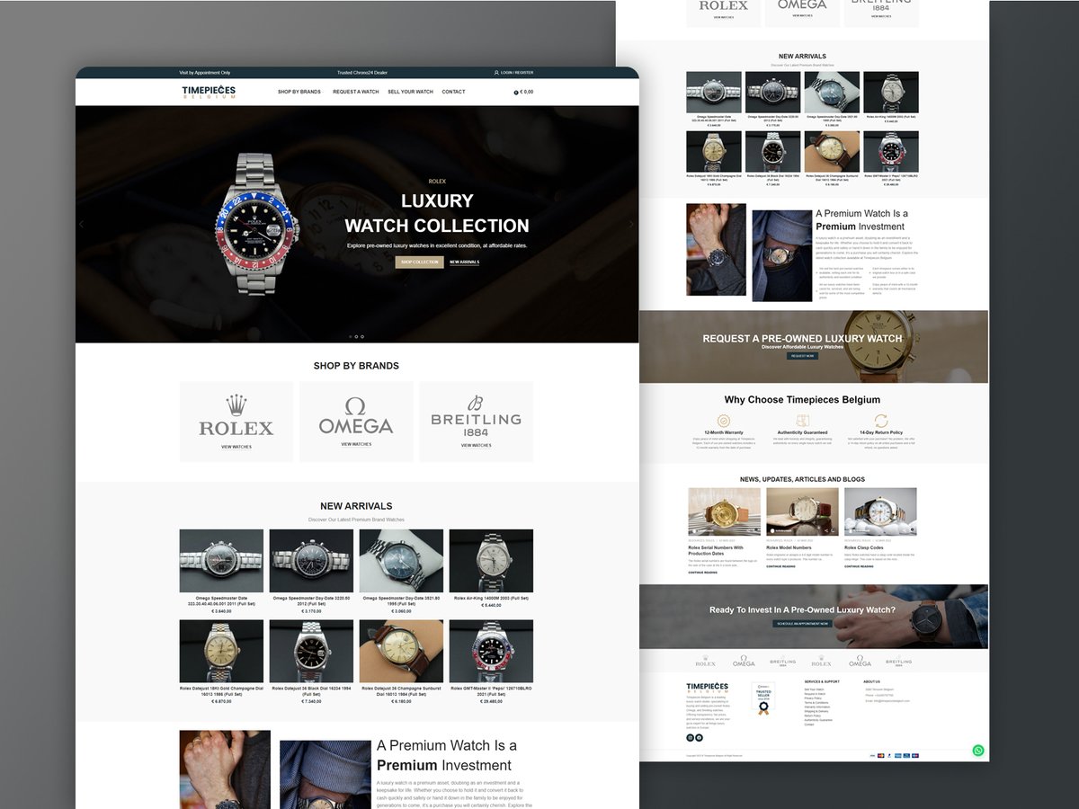 devashiqur's tweet photo. Looking for a Watch Store Website Design? Check out our recently designed website for Timepieces Belgium. We design websites with Full-Branding, Mobile Responsive, and SEO Optimization.
#ashiqurrahman #watchstorewebsite #ashiqurtech #watchstorewebsitedesign https://t.co/07LbsVcGW8