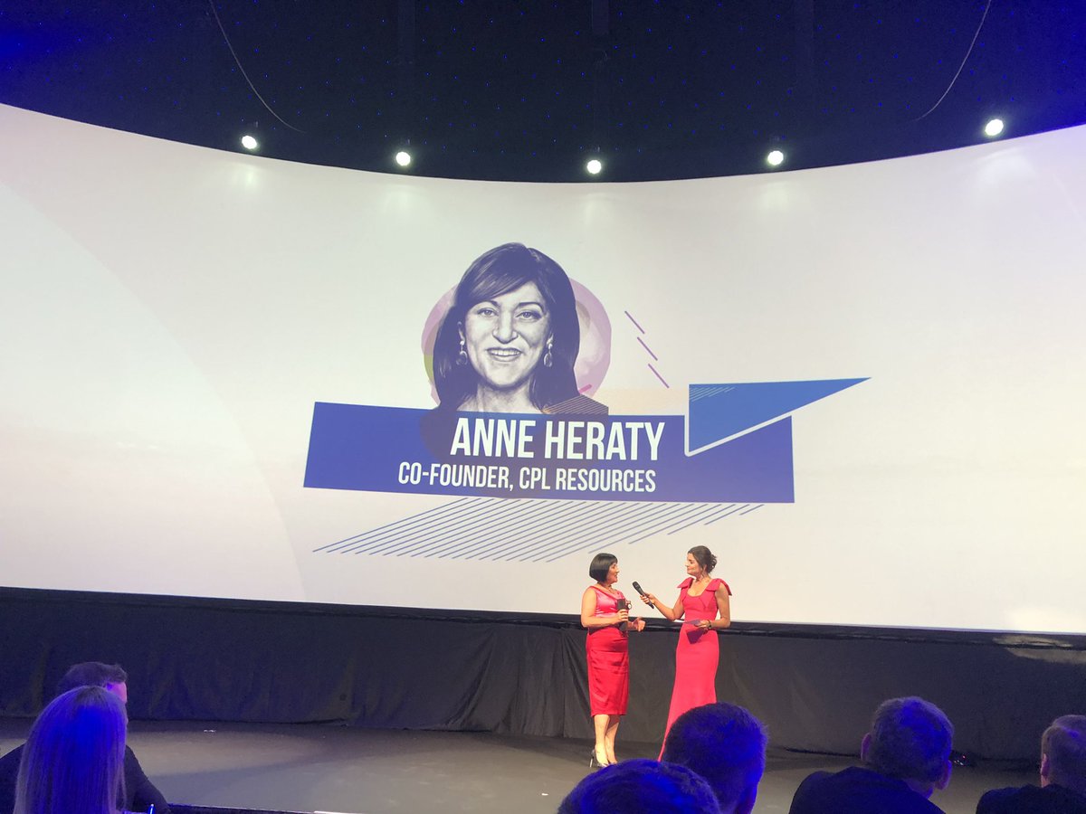 Congratulations to Anne Heraty, Business Person of the Year at The Irish Times Business Awards, supported by Bank of Ireland. #ITbusinessawards