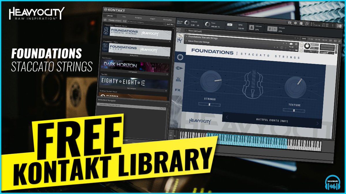 Heavyocity FOUNDATIONS Staccato Strings FREE for KONTAKT &amp; Kontakt Player 👍

Watch now:

(youtube) youtu.be/_Xm6GiDS6HA

(rumble) rumble.com/v11uwgc-free-k…

(odysee) odysee.com/@benonistudio:…

#Heavyocity #freekontaktlibrary #KONTAKT #nativeinstruments #virtualinstruments