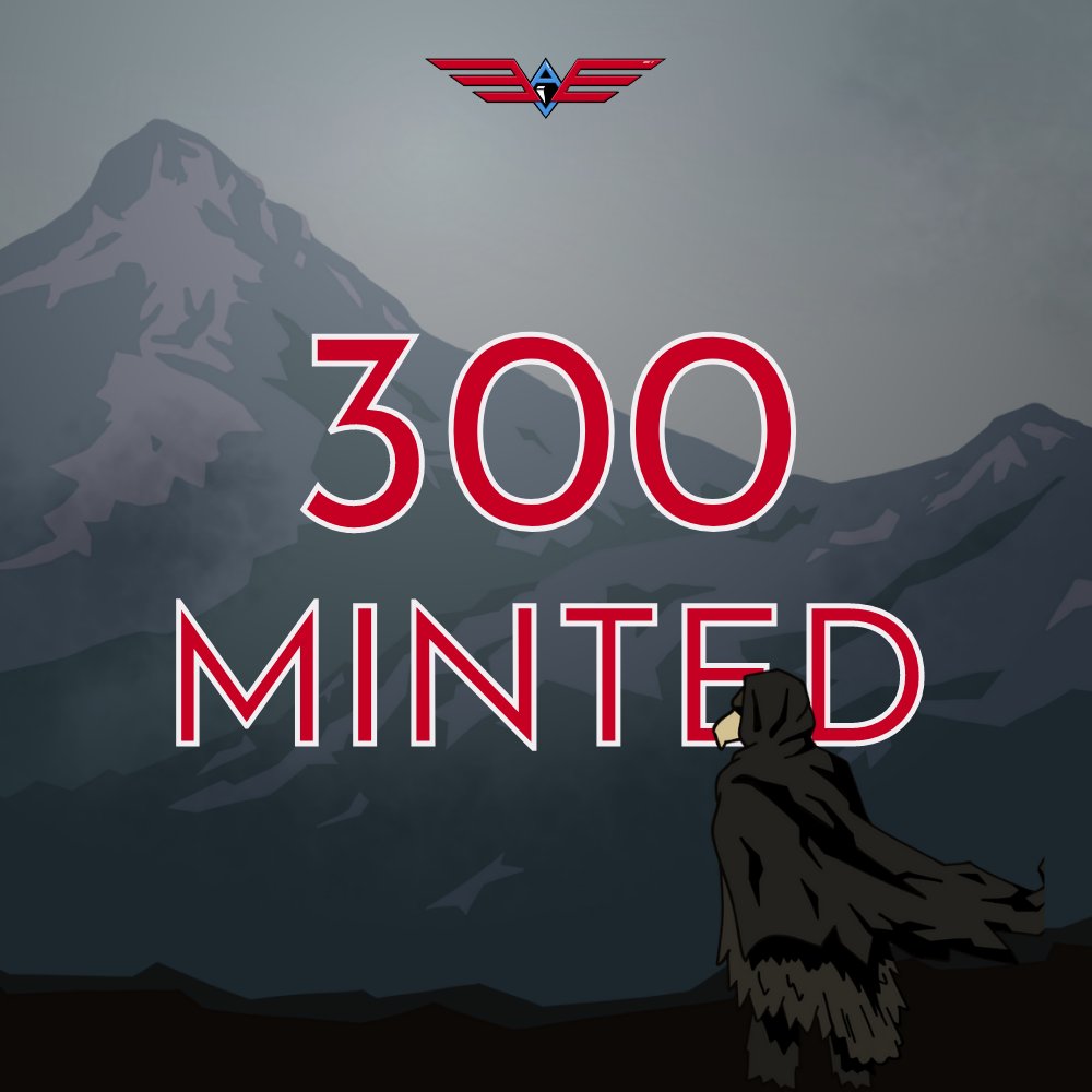 account8791's tweet photo. Our mint is now officially paused! 🔥

Thanks to all of you who have minted so far! A total of 300 Elite Eagles is currently flying on the #Cardano blockchain 🦅

❤️

#CNFT #CNFTCommunity https://t.co/N1wiinEeIV