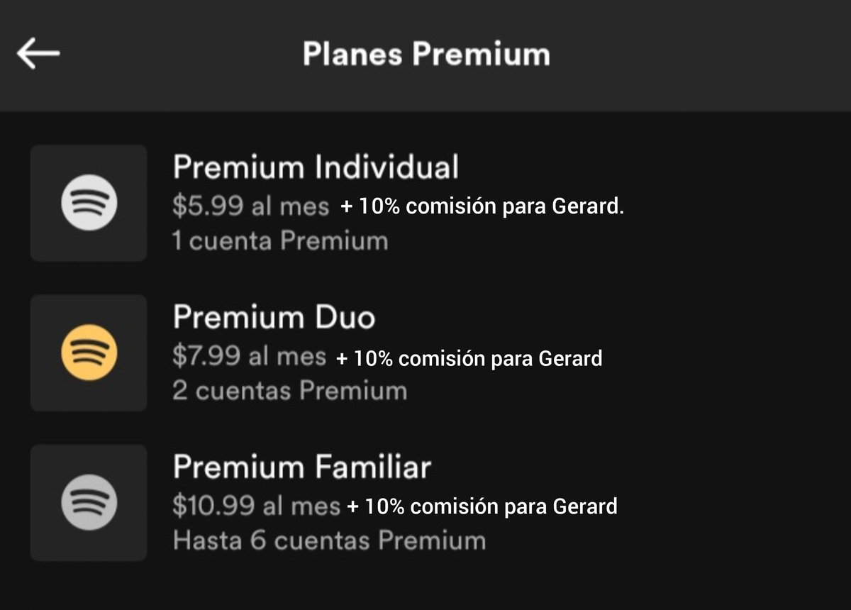 AdriRM33's tweet photo. 🚨 ÚLTIMA HORA 🚨

Spotify ha añadido un nuevo paquete de Planes Premium. https://t.co/T3Ud3NbpMQ