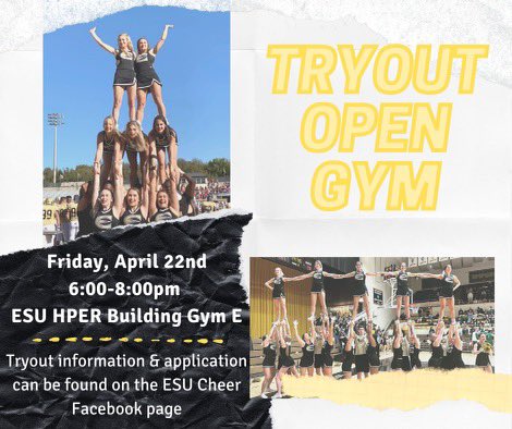 ESUCheer's tweet photo. https://t.co/LkSgcG04Sn