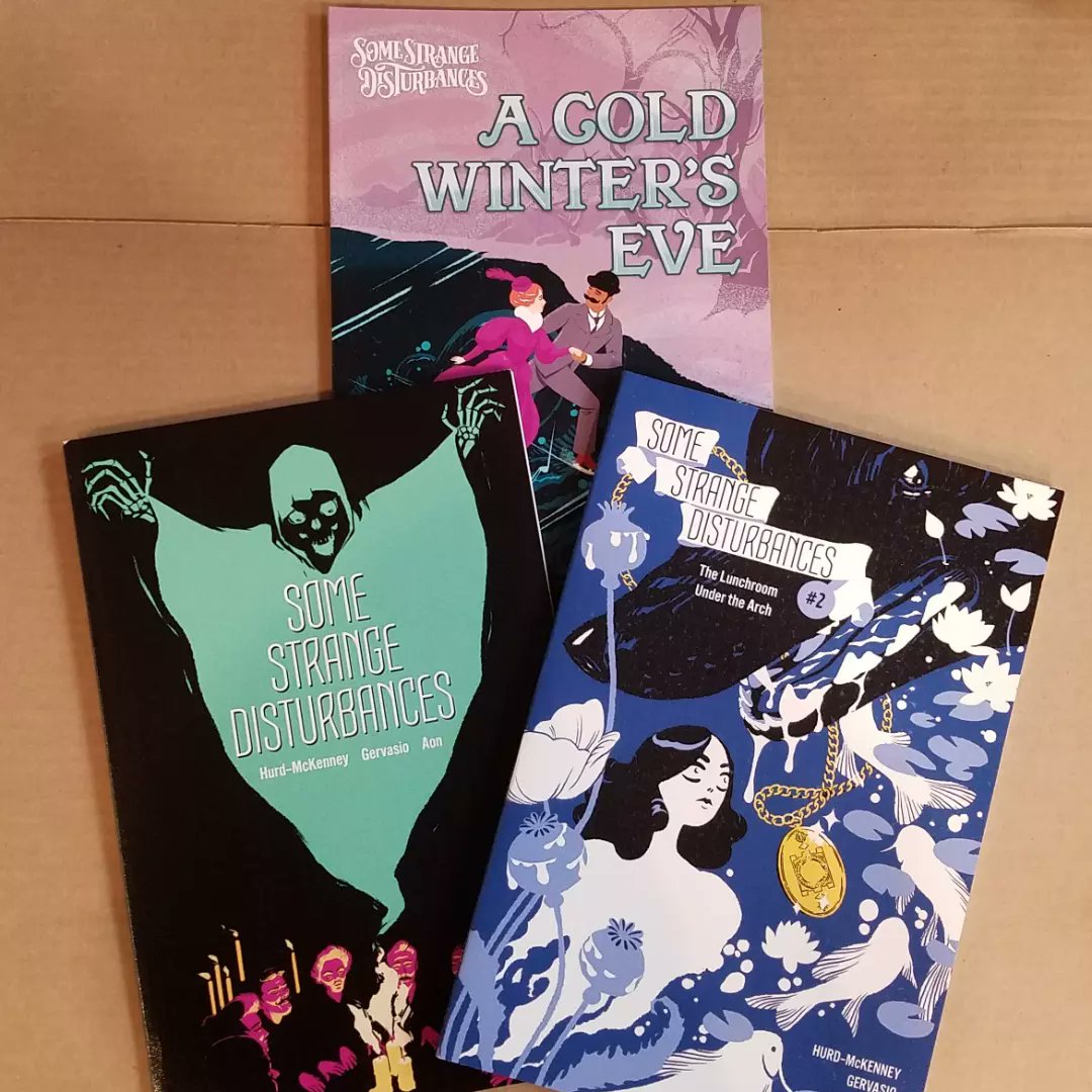 DestinyCityComx's tweet photo. Stoked to have some copies of the queer, Victorian era horror series, Some Strange Disturbances in the shop. Shout out to @AmyCringeneck for hooking it up! https://t.co/KLnm0ayYee