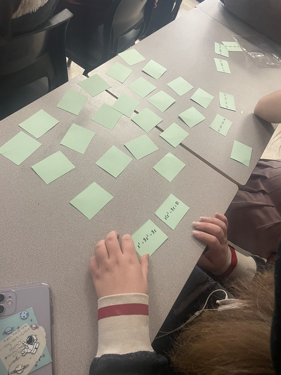 Londyn_Irving's tweet image. The game Memory math style 😎!  Find the simplified and expanded polynomial. #math9 #game #memory #education