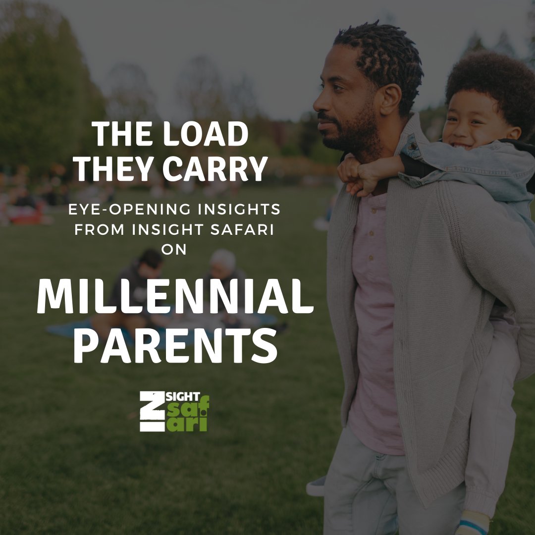 Insight Safari is launching a new series, "The Load They Carry," full of eye-opening insights on Millennial parents. #millennials 

Stay tuned for bite-sized insights to help you understand this complex consumer. #parents #marketresearch #consumerinsights #theloadtheycarry