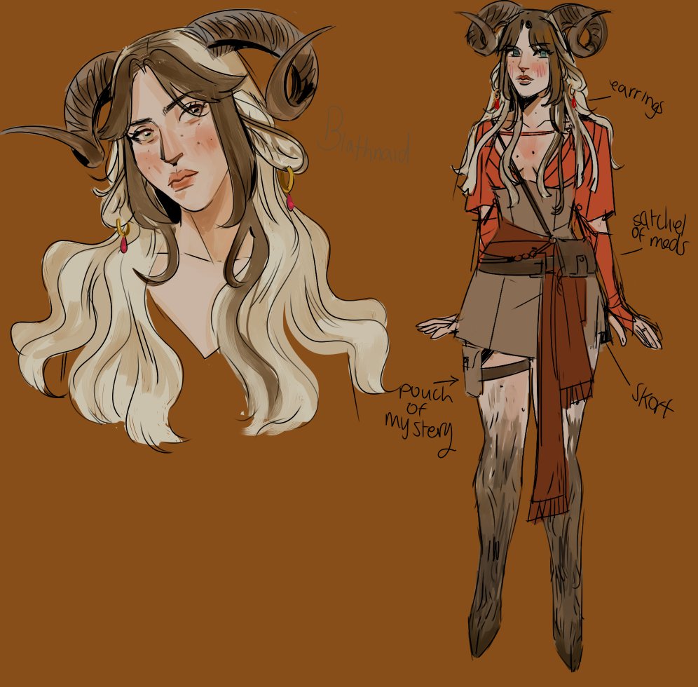 pseudo_girlie's tweet photo. i have made a goat woman https://t.co/LkVSIUr1pO