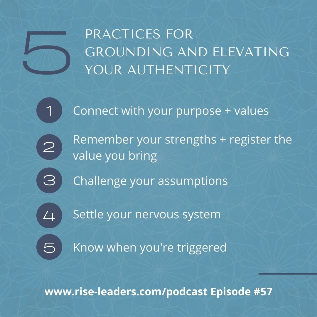 Have you ever played small because being your 'true self' felt too risky? Ep 57 of #RiseLeadersRadio has practices to keep ourselves in alignment. How do you know when you're playing small? 🔗 in bio #RiseLeaders #authenticleadership #DontPlaySmall