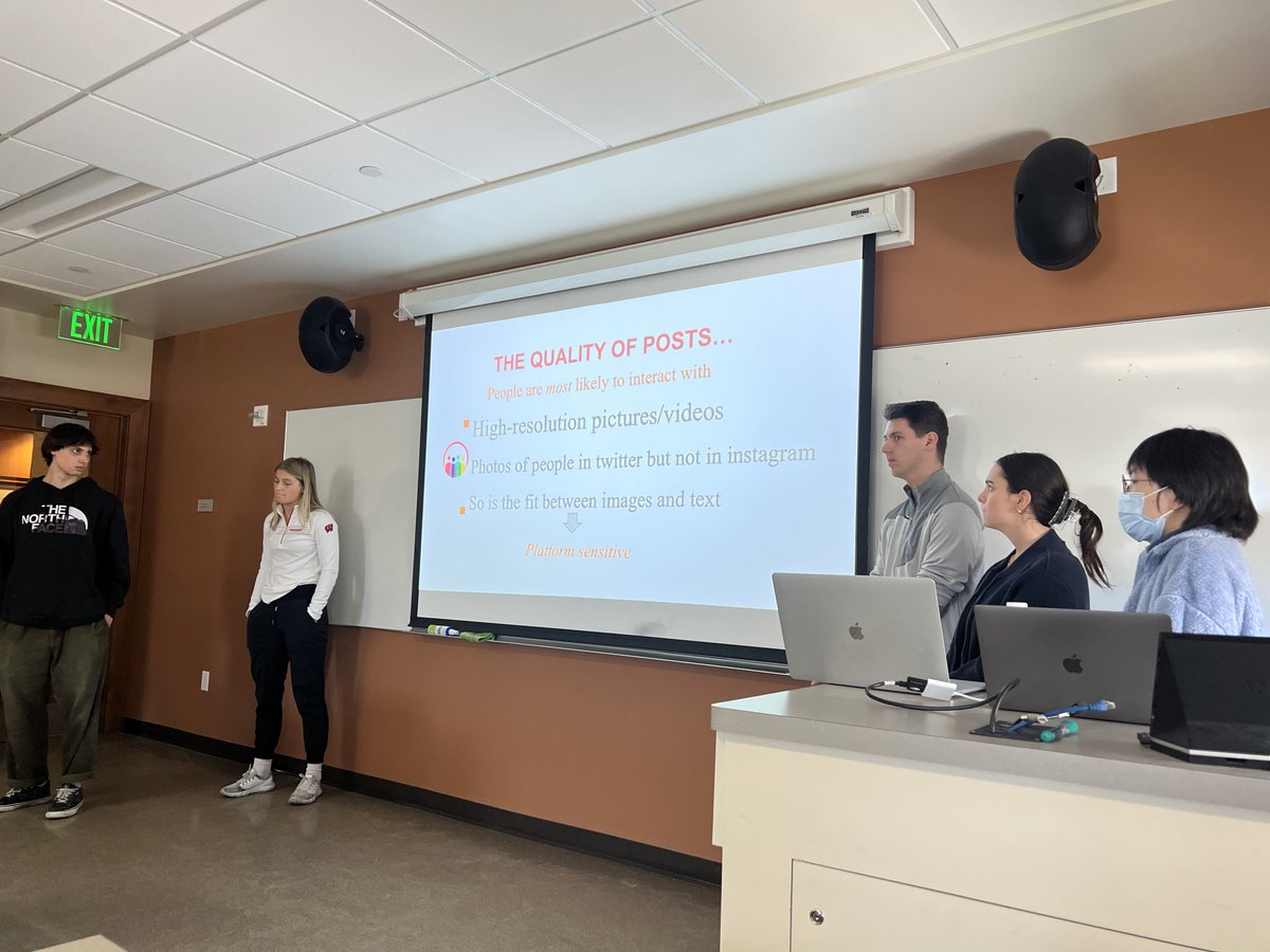 Kaiping_Chen's tweet image. Today, students at @UW_LSC&apos;s Social Media Analytics class presented their findings and strategies to the course client @UWArboretum. 

Deeply impressed by students&apos; creativity in addressing the client&apos;s needs for #envcomm through triangulating various data analytics approaches.