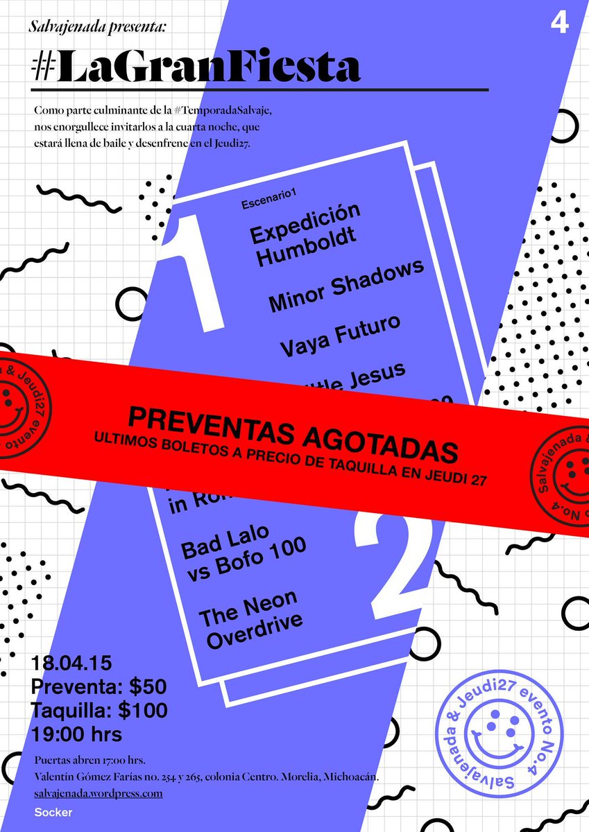 Hace 7 años presentábamos a Little Jesus, Vaya Futuro, Macross 82-99 y muchos artistas más por la módica cantidad de $50 en preventa y $100 en taquilla EN MORELIA.

¿Cómo chingados sacamos un evento así con tan pocos ingresos? Éramos una comunidad que buscaba crecer de la mano.