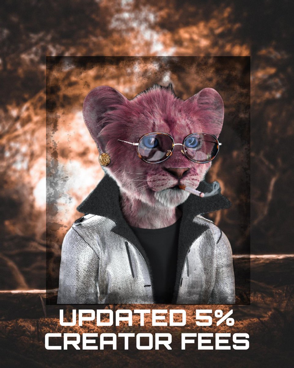 TheRoyalCubs's tweet photo. Good evening cubs! 🦁

OS creator fees have been cut in half!! 🚀🎉

One more step in the right direction 🔥

WAGMI

#NFT #NFTCommunity #SpreadTheRoar #OpenSeaNFT https://t.co/M0Y51WfuL3