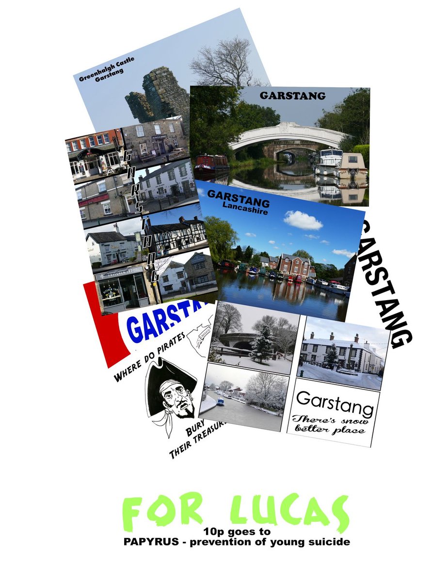 @MarketingLancs And if you go to #Garstang you can go to @MarketPlaceNew and buy a postcard, where 10p goes to @PAPYRUS_tweets 

#InLancashire #LancashireHour