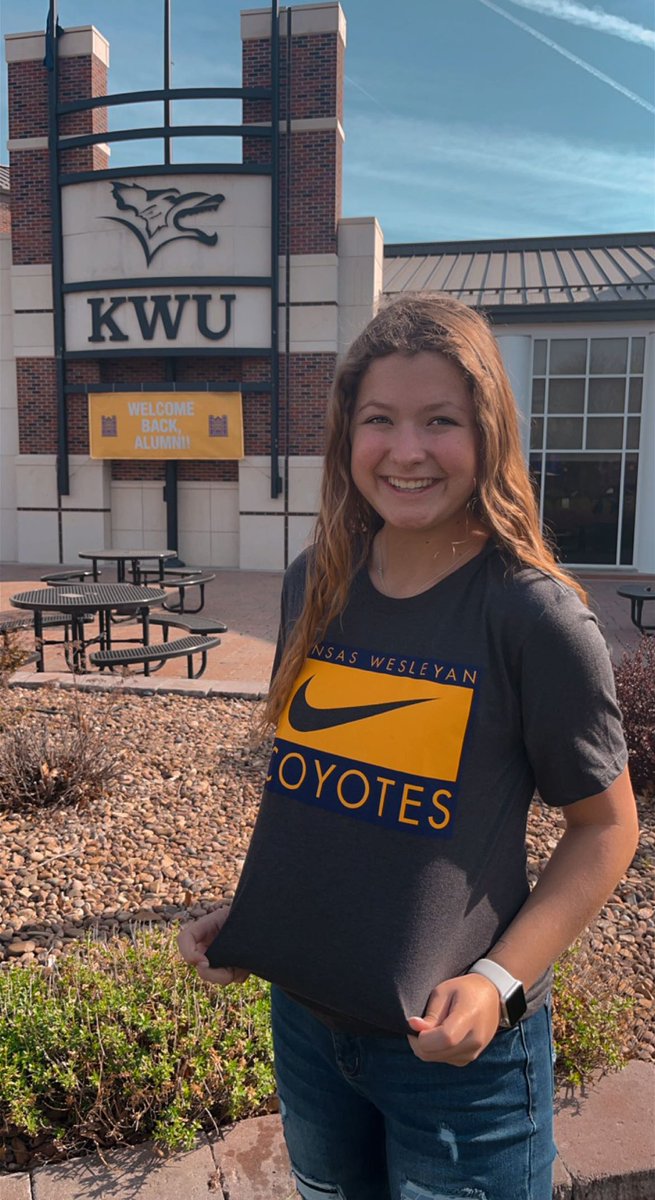 ZHaugsness's tweet photo. I am beyond blessed and excited to announce that I have accepted a full ride offer to Kansas Wesleyan University to further my academic and softball careers. I want to especially thank my parents, coaches, teammates, and friends who have helped me along the way! #rollyotes💜💛 https://t.co/zAwPNeznMW