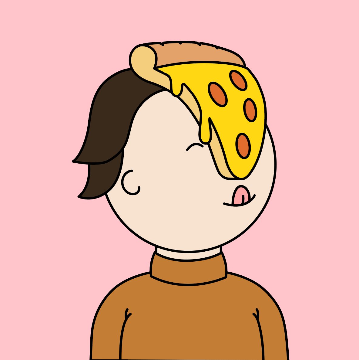 Scribbling #illustration #character #pizza #DigitalArtist