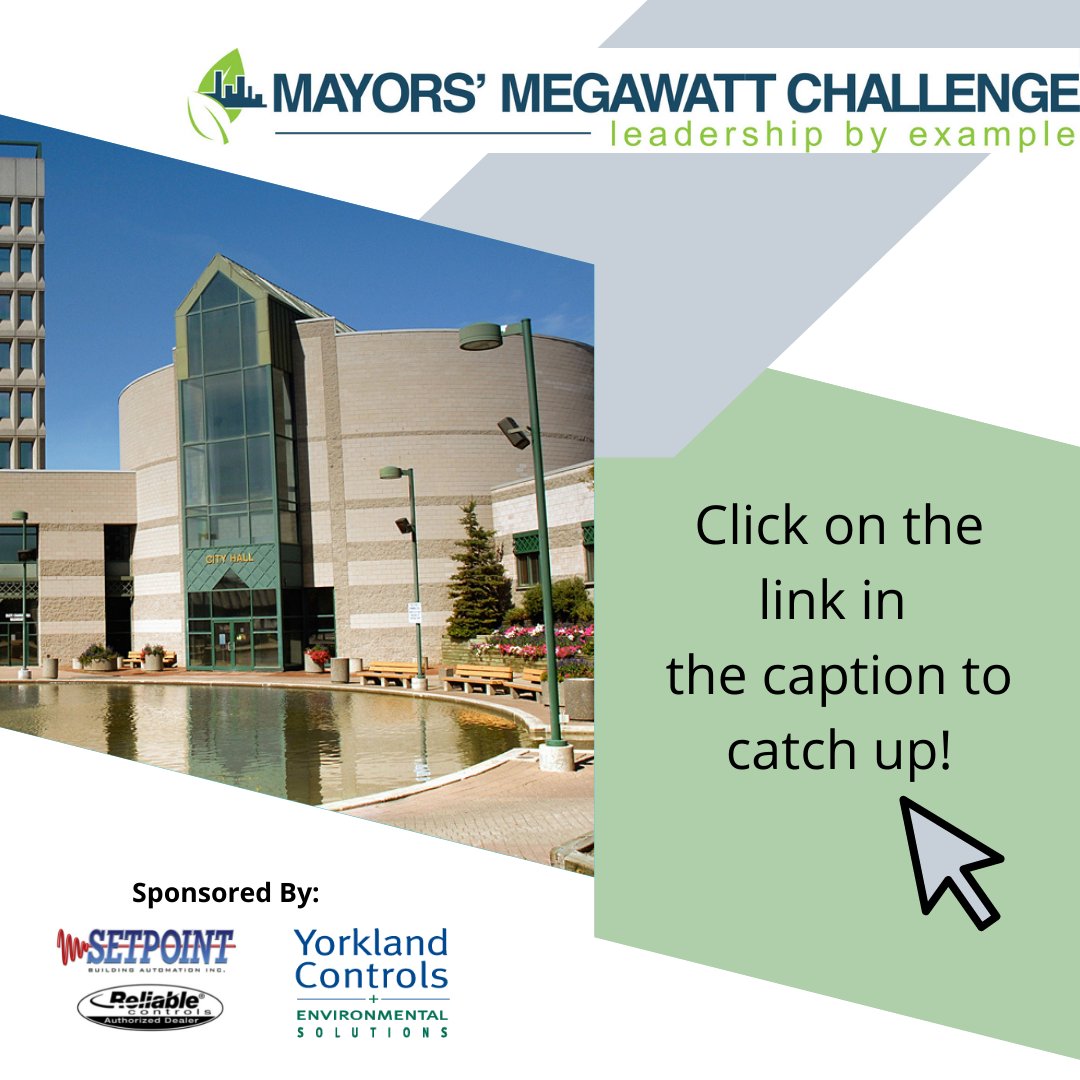 ClimateCNet's tweet image. MMC hosted a webinar on March 23rd. In this webinar we sat down for an interesting and engaging panel discussion on what is needed to ensure successful implementation and usability of Building Automation Systems. Missed it? Click on this link to catch up!
mayorsmegawattchallenge.com/event/getting-…