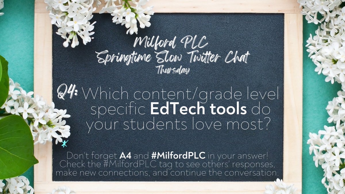 Question 4 is all about student choice! What do your students beg to use? #MilfordPLC
