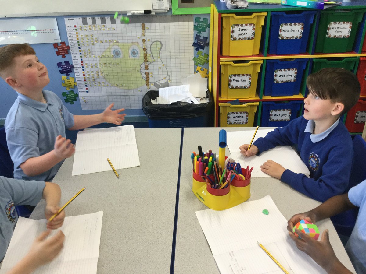 Class3l's tweet image. Having fun investigating pushes and pulls using fidget toys!