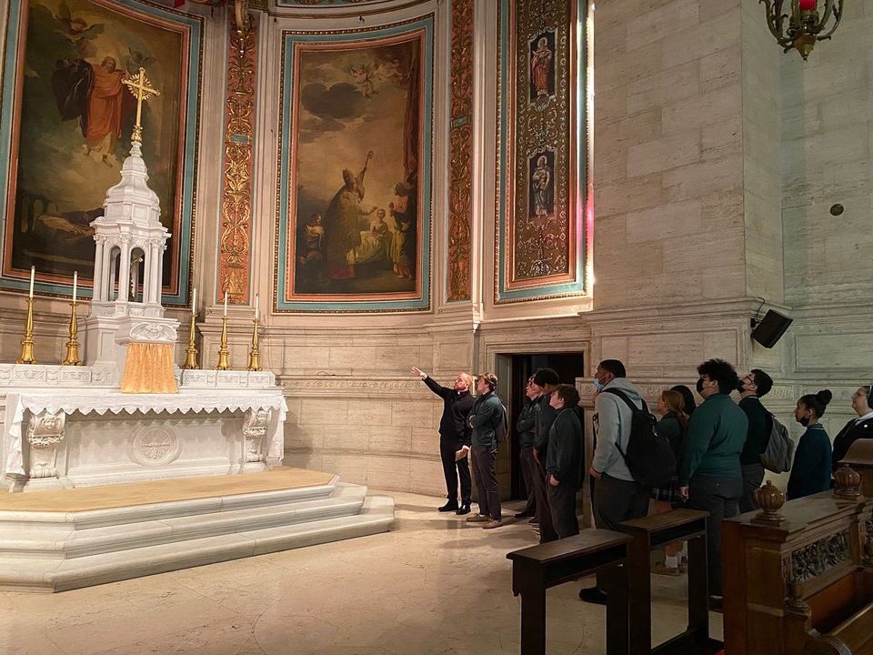 ACCHSVikings's tweet image. #VikingFaith ACCHS students visited St. Charles Borromeo Seminary to tour the campus and see where the priests from the Allentown Diocese are formed. #FaithTraditionExcellence #AlwaysFaithful 💛💚✝️