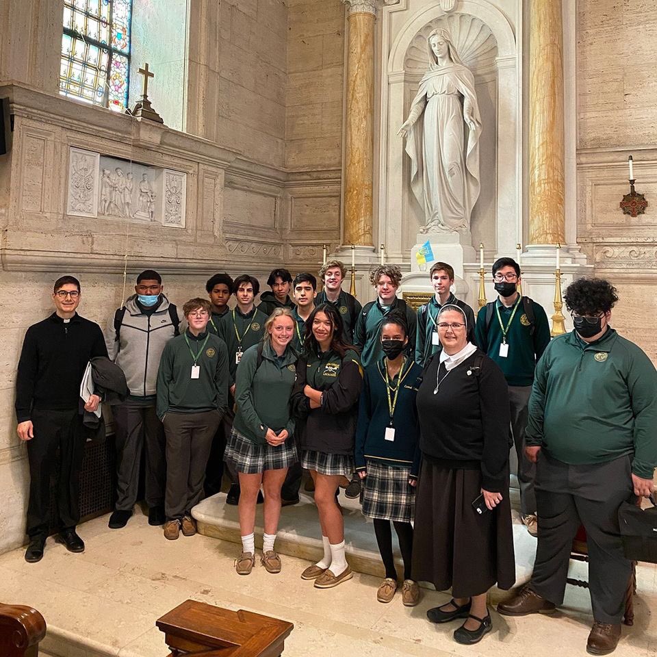 ACCHSVikings's tweet image. #VikingFaith ACCHS students visited St. Charles Borromeo Seminary to tour the campus and see where the priests from the Allentown Diocese are formed. #FaithTraditionExcellence #AlwaysFaithful 💛💚✝️