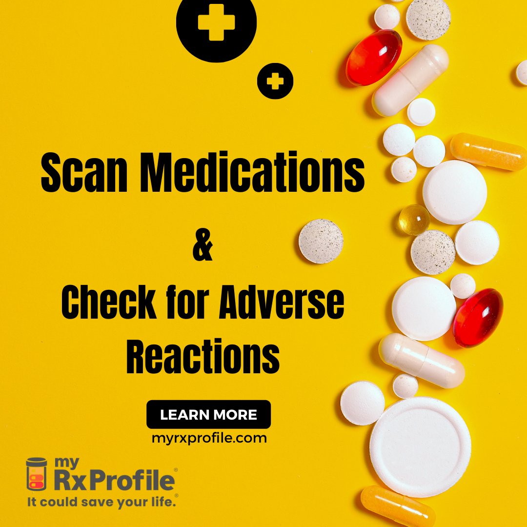 Try our easy to use app today to scan your medications. Instantly check for adverse drug reactions and keep yourself safe.