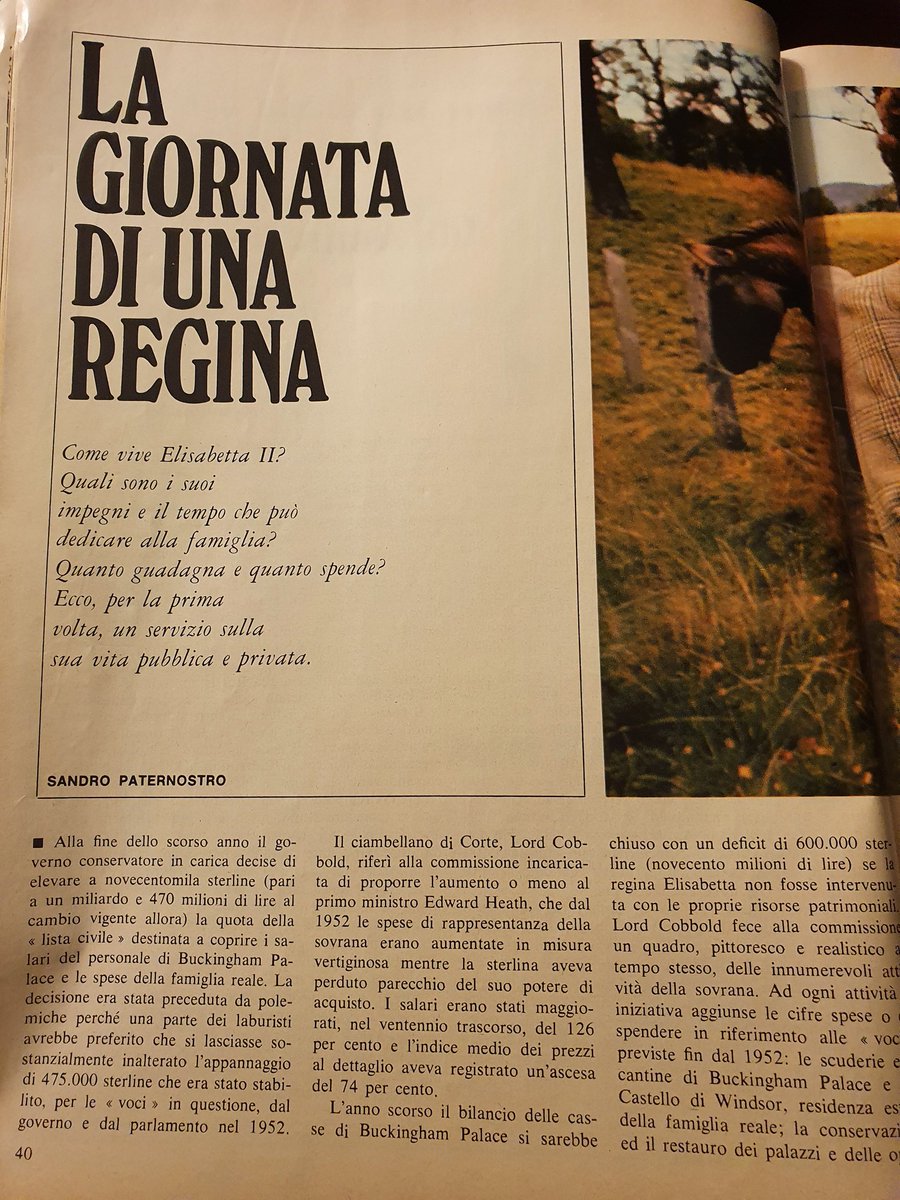vgrienti's tweet photo. #21aprile 1972. Una firma storica del giornalismo italiano e una rivista intramontabile: "Storia Illustrata" e il reportage firmato da Sandro Paternostro dedicato alla Regina Elisabetta.
#QueenElizabeth #happybirthday
#archivi #biblioteca #scaffali https://t.co/s1Hmgq5CRI