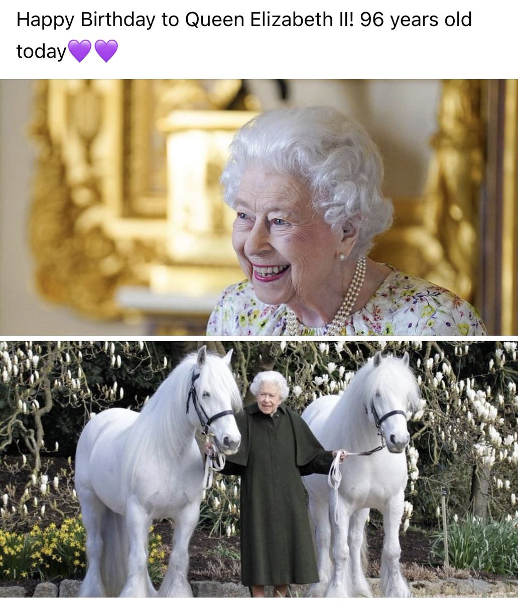 Happy Birthday to Queen Elizabeth II