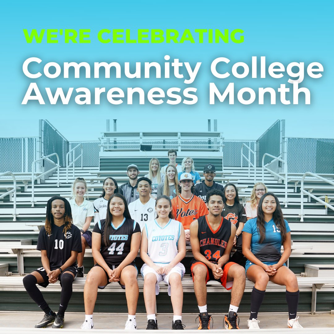 chandlergilbert's tweet photo. April is Community College Awareness Month! Throughout the month, join us in demonstrating how CGCC is YOUR community's college and tell us why you love being a Coyote! Tag us in your posts! Use the hashtags #CCMonth and #CCTrustees https://t.co/BeyXF3hx88