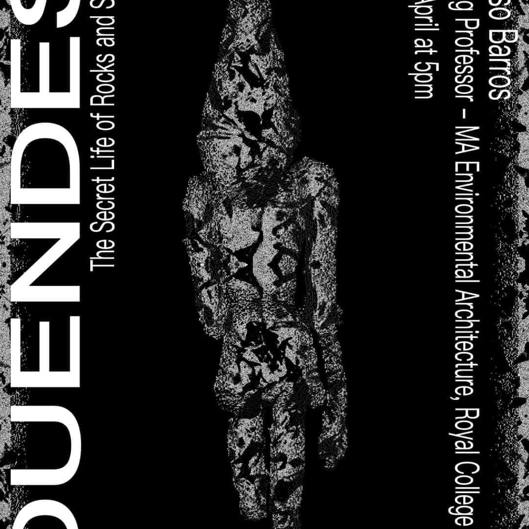 Forthcoming <a href="/EA_RCA/">RCA Environmental Architecture</a> on duendes and anti-extractivist struggles.

Duendes (from the Ibero-Lusitan contraction of the words “dueño de”–“owner of”) are elemental, other-than-human peoples that under different names and traditions &amp; in a variety of types, shapes and sizes, 1/n