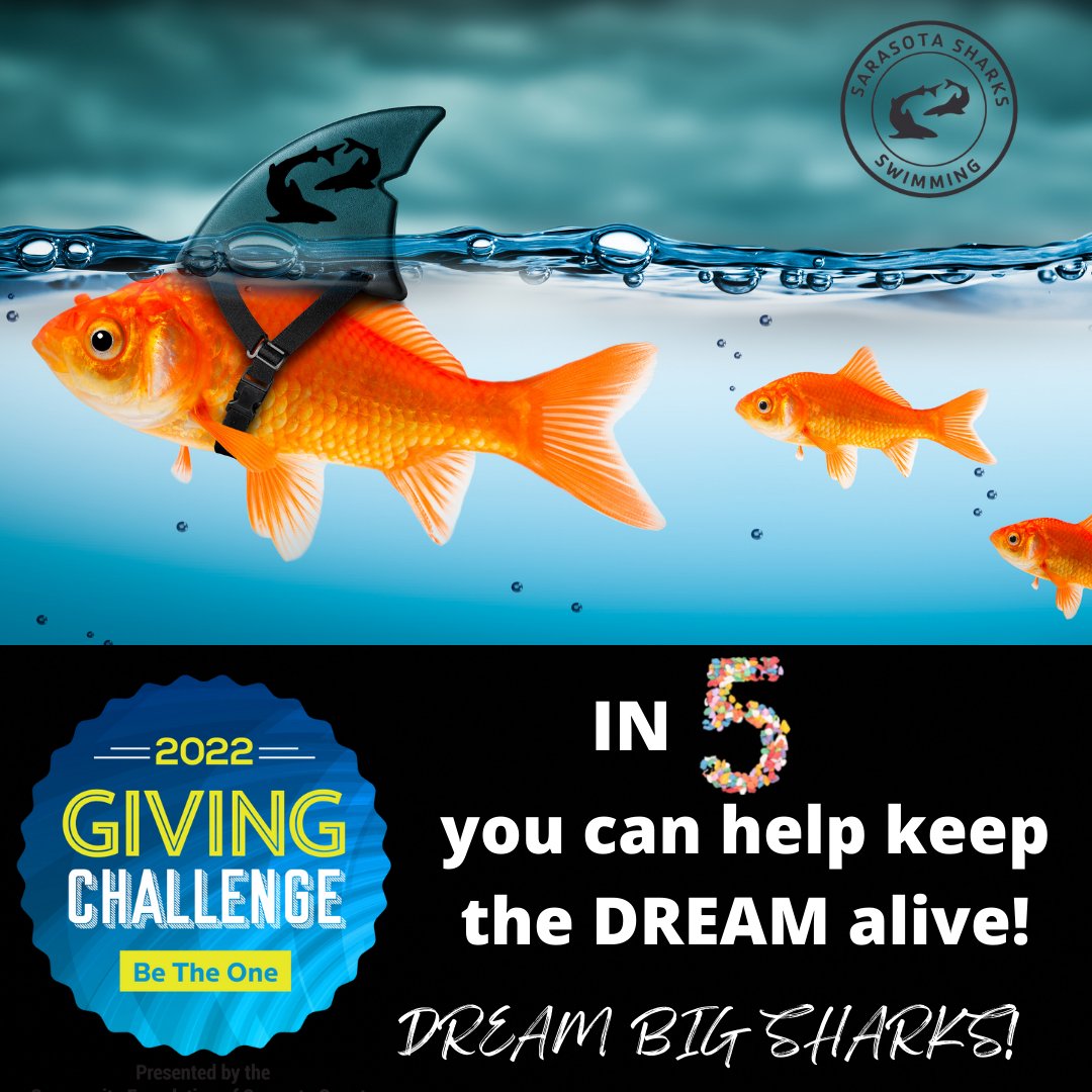 We have 5 days to go until the #2022GivingChallenge?  Will you #BeTheOne to #DevelopTheNextChampion?  You won't be giving a donation, you will be giving a DREAM!  Go Sharks!
#ThePattersonFoundation