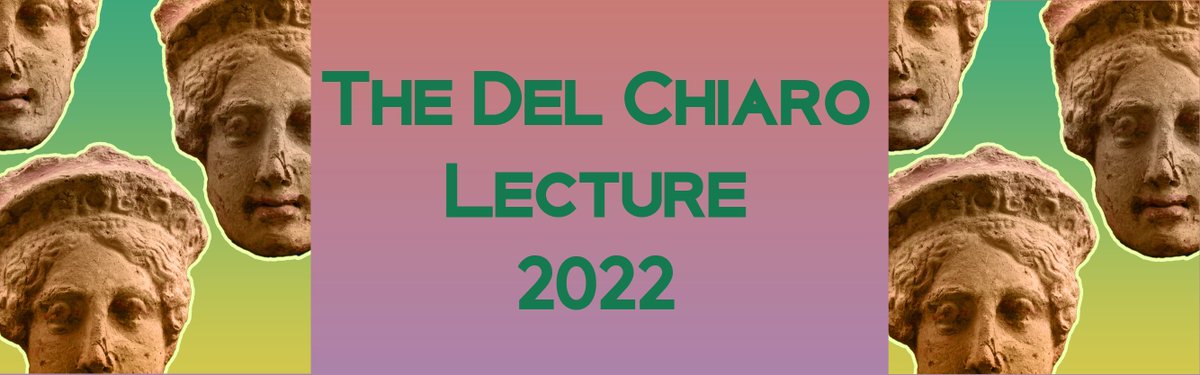 UPDATE:  Due to a UC Berkeley campus lockdown, the 2022 Del Chiaro Lecture will be postponed.
We will reschedule to a new date and time very soon. 
We apologize for the inconvenience and appreciate your flexibility.