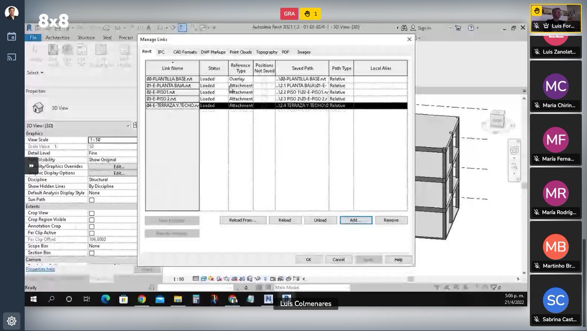 ifornez's tweet image. Un honor contar con Luis Colmenares como invitado especial de "Federar BIM" en la tarde de hoy #BIM #BIMManagement #BIMVisualization