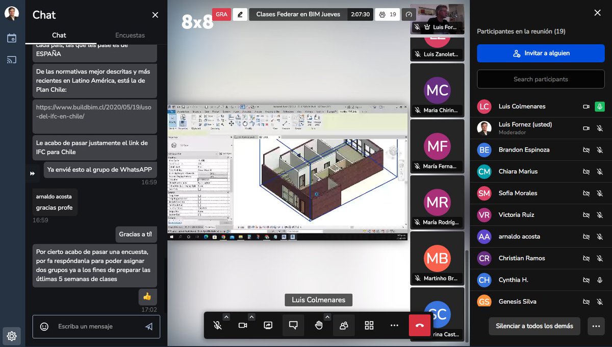 ifornez's tweet image. Un honor contar con Luis Colmenares como invitado especial de "Federar BIM" en la tarde de hoy #BIM #BIMManagement #BIMVisualization