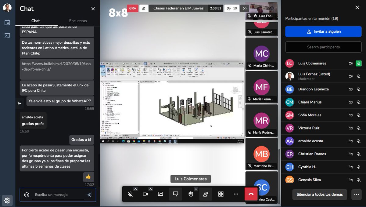 ifornez's tweet image. Un honor contar con Luis Colmenares como invitado especial de "Federar BIM" en la tarde de hoy #BIM #BIMManagement #BIMVisualization