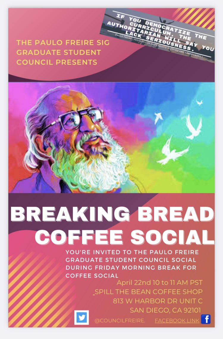 Paulo Freire SIG Graduate Student Council tweet media