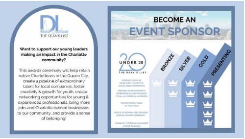 🌐2022 SPONSOR APPLICATIONS ARE OPEN!!🌐

Do you want to become a #20under20 sponsor for the amazing young student leaders who are making a positive impact in Charlotte. Let us know by May 1, 2022.