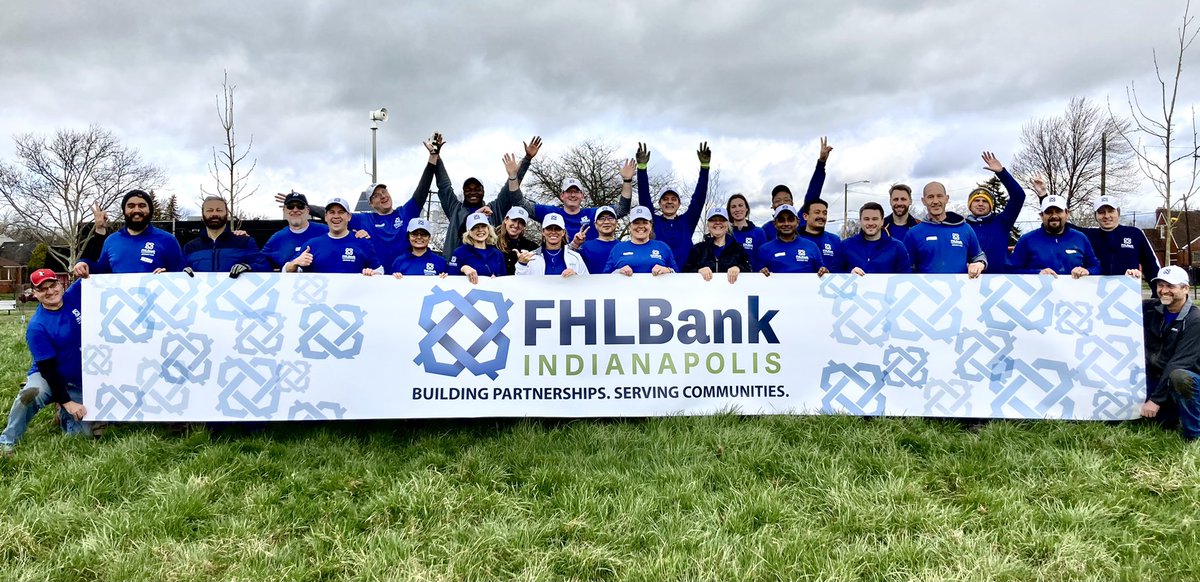 FHLBankIndy's tweet photo. Great day partnering with @GreeningDetroit planting dozens of trees in the central city. Hours of digging, mulching and collaboration —corporate power at its best. One bank, one team, making a difference in the communities we serve. Join us! Learn more at https://t.co/6EeCgCaaGS! https://t.co/8BS6wcYghi