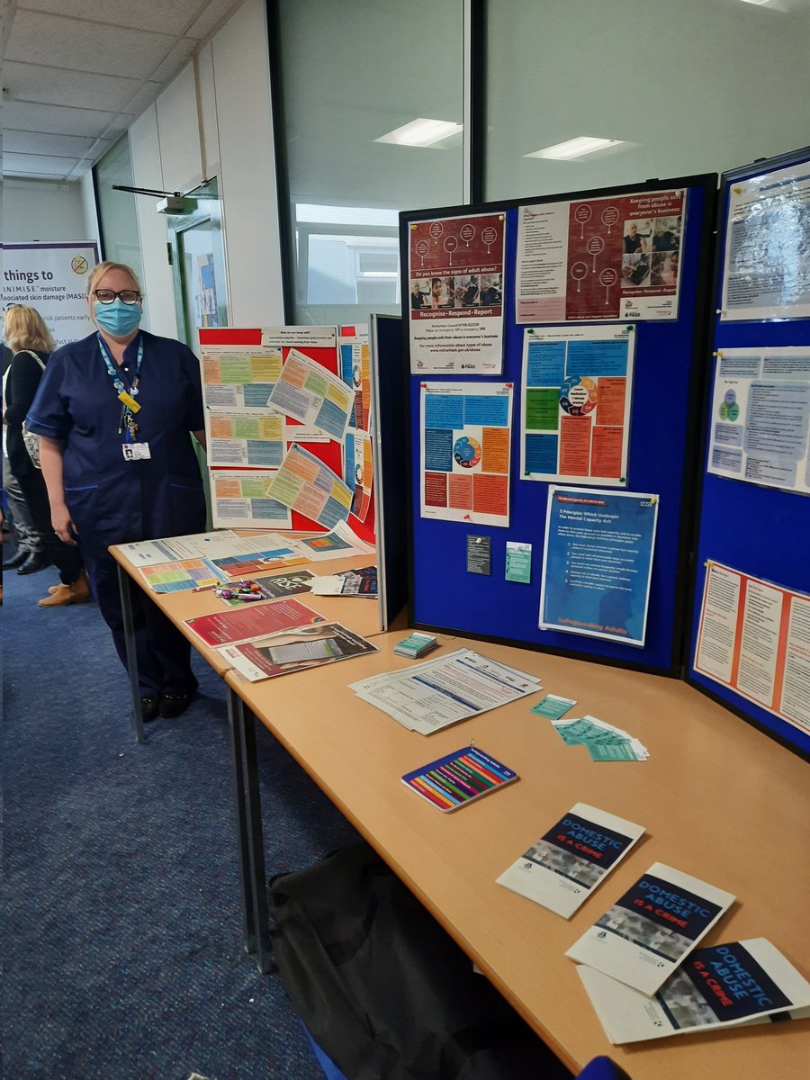 PanettaMiranda's tweet photo. @RotherhamNHS_FT @PlaneAlicia the safeguarding team have been talking to staff in the rooftop staff restaurant celebrating Patient Safety: Good Practice Event. 
We will be there tomorrow too !! https://t.co/CkYgKLRhu6