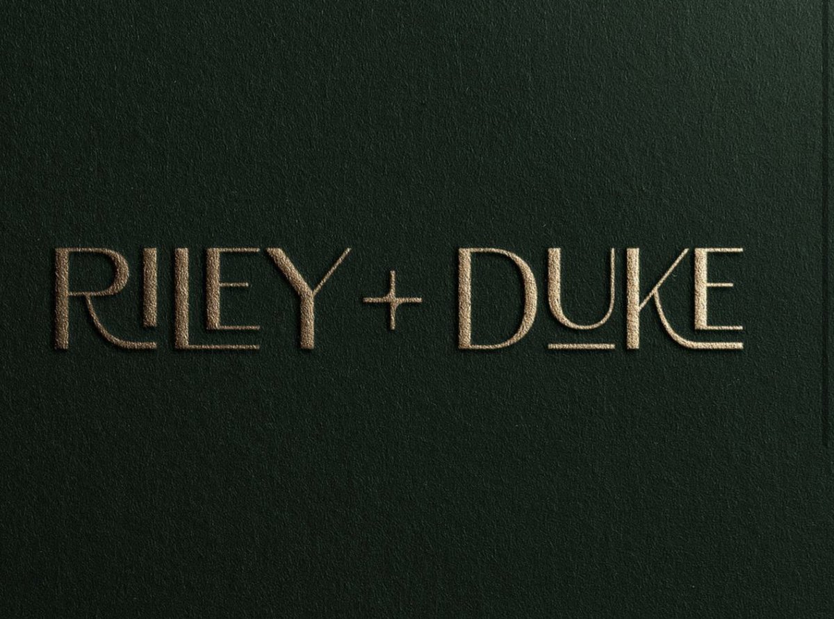 New branding for the new me and @Kimdukee venture: Riley + Duke by @Wearehype!