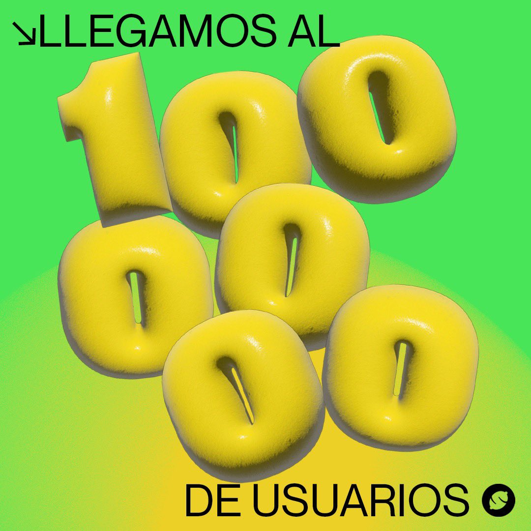 lemonapp_ar's tweet photo. SOMOS UN MILLÓN DE USUARIOS🚀🔥

Cumplimos un hito importantísimo en tiempo record y ya entregamos más de 200 millones de pesos en $BTC como cashback.

Un millón es una banda de gente. ¿No nos creen? 👇🏼👀 https://t.co/xYcyLixzXW