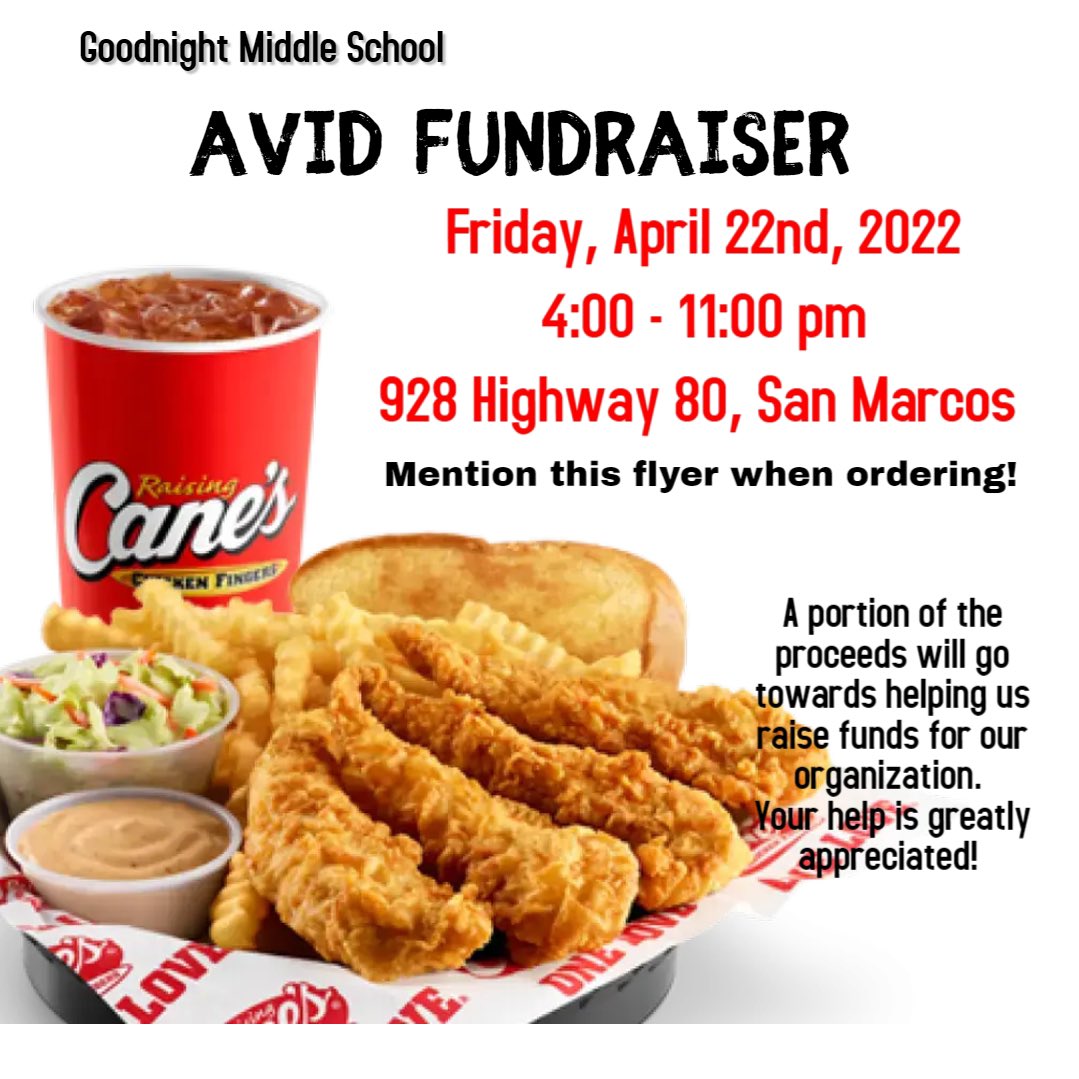 Goodnight AVID (@avid_ogms) on Twitter photo Dinner plans are covered for tomorrow night! ✅ Thank you for supporting AVID! 🍗🍟<a href="/GoodnightSMCISD/">Goodnight Middle School</a> <a href="/SMCISD_AVID/">SMCISD AVID</a> <a href="/MsDeVosRoy/">Haley DeVos-Roy</a> <a href="/Mrs_Harris25/">Tracy Harris</a> @Ms_V_OGMS @MrsSusanPerez <a href="/mrs_linebarger/">Dana Linebarger</a> Dinner plans are covered for tomorrow night! ✅ Thank you for supporting AVID! 🍗🍟<a href="/GoodnightSMCISD/">Goodnight Middle School</a> <a href="/SMCISD_AVID/">SMCISD AVID</a> <a href="/MsDeVosRoy/">Haley DeVos-Roy</a> <a href="/Mrs_Harris25/">Tracy Harris</a> @Ms_V_OGMS @MrsSusanPerez <a href="/mrs_linebarger/">Dana Linebarger</a>