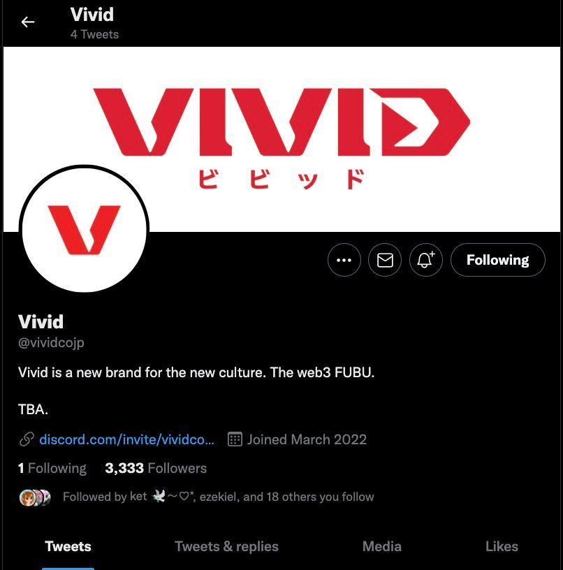 VividLimited's tweet photo. We’re celebrating a community of 3333 followers and 5000 server members within 24h of launch, no bots, no bullshit, only vibes.

You can still be early, anon: https://t.co/fNsRo1vxy1 https://t.co/u1zYmrorSl