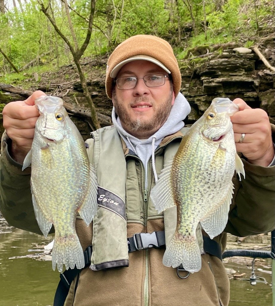 kyfisheriesc's tweet photo. #Crappie sampling on #HerringtonLake this week. Water temp in upper 50's. Not seeing a ton of crappie but the quality is impressive. Last year #KDFWR stocked 60,000 black crappie and planning to stock again this year in effort to improve this population. https://t.co/YzyZwEIbx8