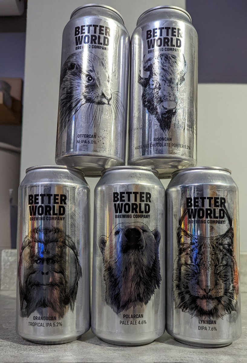 I'm a beer guy - I have the gut to prove it - and I can confidently say the artwork from @betterworldbrew is some of the best I've ever seen. More importantly, the contents are phenomenal too. Get on this brewery if you're not already #CraftBeer
