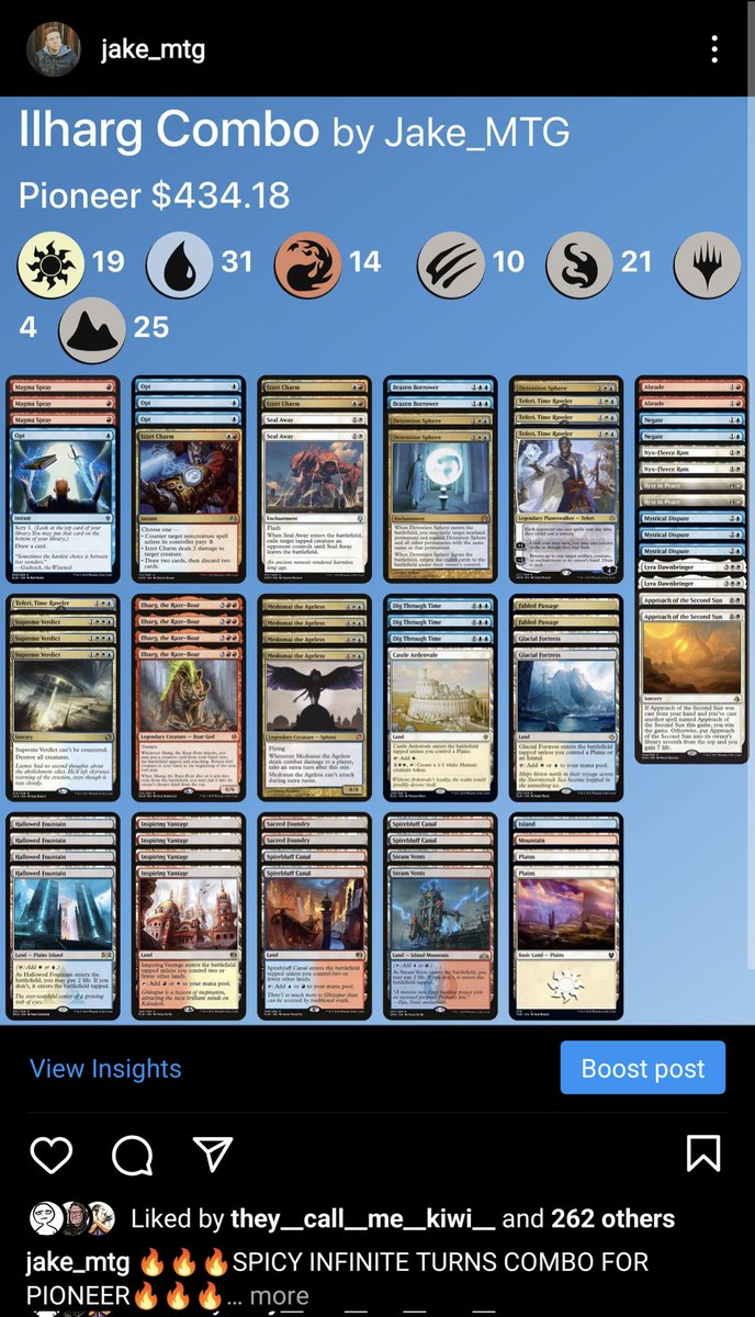JakeMTG's tweet photo. Can't wait to play these fun brews for the new format on @MTG_Arena which is Explorer/Pioneer! Definitely gonna start updating these with the newer cards! Who else is pumped for this!? #MTGArena #MTGAExplorer #MTGAPioneer #MTGPioneer https://t.co/RtWSf6r0cQ