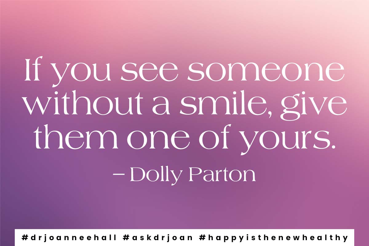 NeehallJoan's tweet photo. Smile! It is the ultimate gesture! Spread joy and happiness!
#drjoanneehall #askdrjoan #happylife #smiile #psychology #books #author #wallstreetjournalbestsellingauthor #mentalhealth #happinessexpert #happyisthenewhealthy #dollyparton #womensupportingwomen https://t.co/3Hd9GENwlX