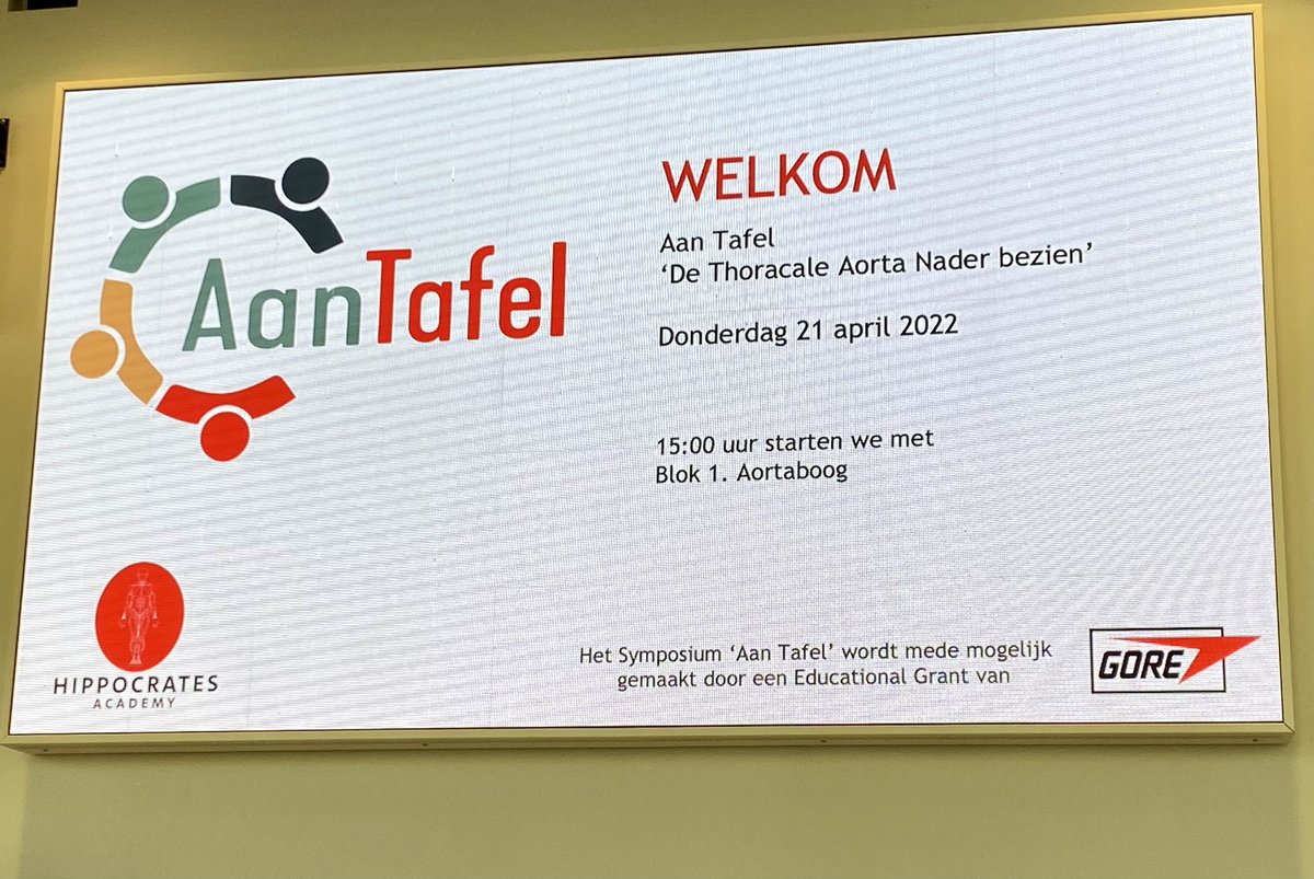 Mooi symposium aortachirurgie georganiseerd door #hippocratesacademy voor PA en VS. Aanrader voor iedere PA en VS. #ikbenpa <a href="/pr_napa/">NAPA</a> <a href="/HippocratesMS/">Judith Otten</a>