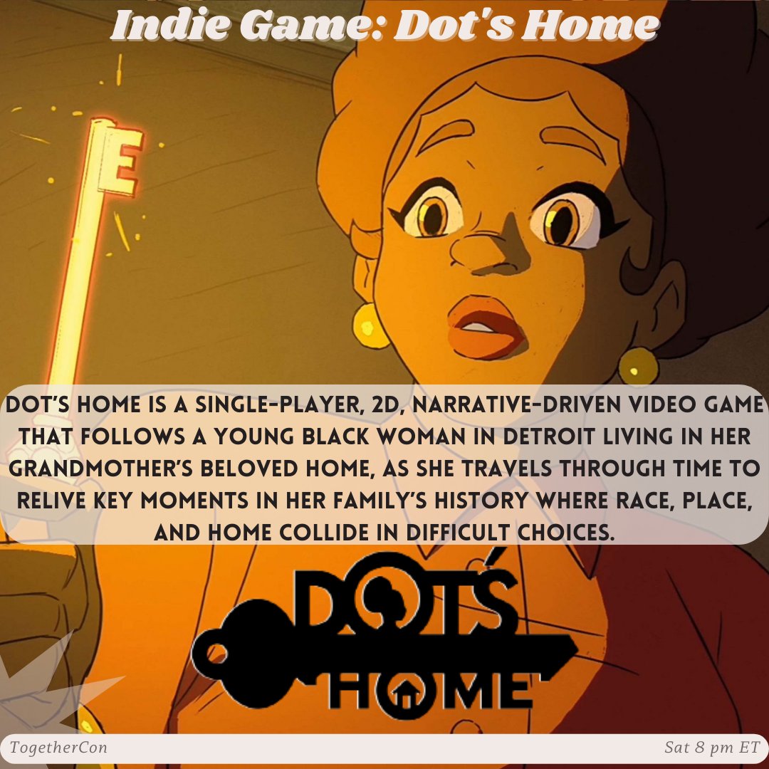 I will be streaming #Dotshome by @risehomestories on Sunday at 8pm est for our TogetherCon indieDev showcase twitch.tv/realwomenofgam… 
@RealWomenGaming @UnifiedStreamrs #twitchseekers @GirlStreamers