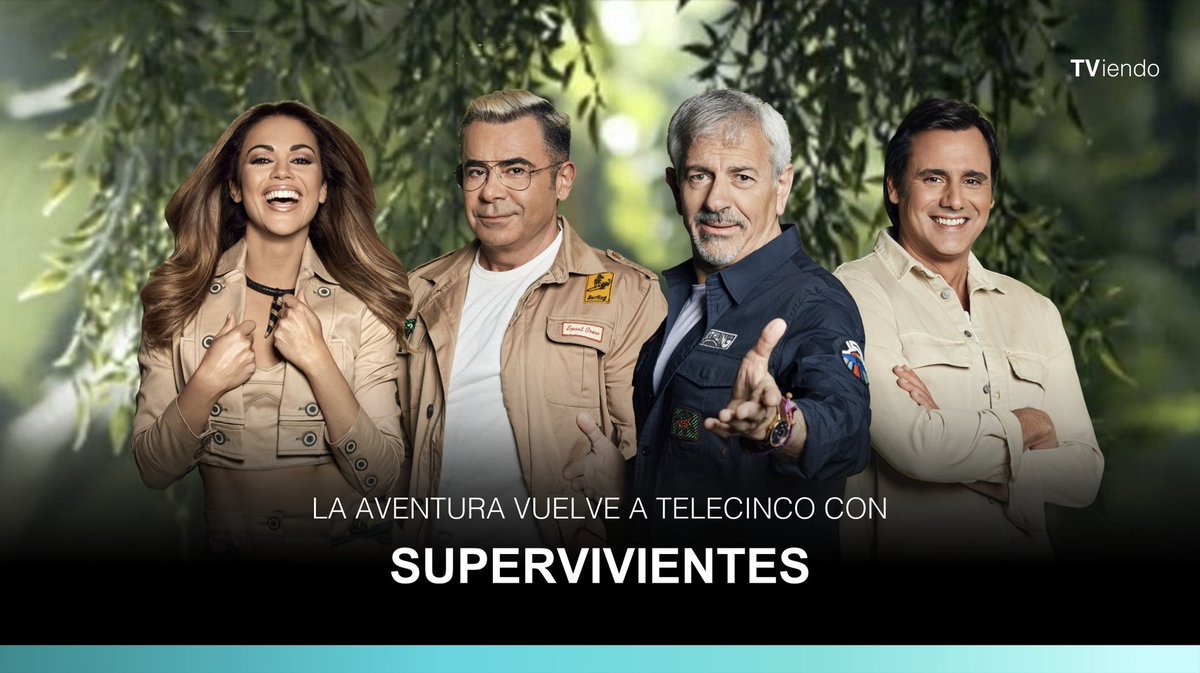 Con más de la mitad de los concursantes presentados y los saltos del helicóptero hechos, la aventura vuelve a #Telecinco con #Supervivientes2022 👏🏻🌴

▪️ Nuevas pruebas
▪️ Nuevas localizaciones
▪️ Nueva mecánica de expulsión 💥 GRATIS 💥

Da ❤️ si ya tienes a tu favoritx #SVGala1